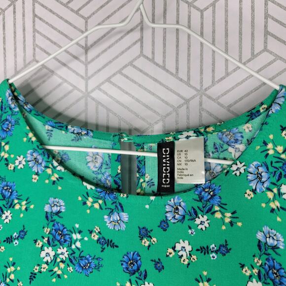 Divided H&M Floral Dress Sz 10 - Picture 10 of 11